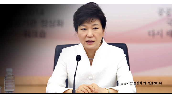 박근혜 대통령 공공기관 정상화 워크숍(2014)