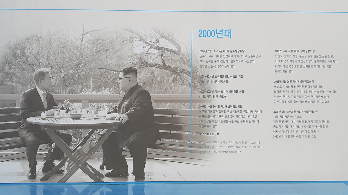 판문점 선언 당시 방북 모습
