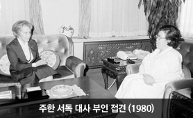 주한 서독 대사 부인 접견(1980년)