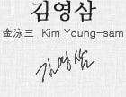 김영삼 金泳三 Kim Young-sam 김영삼 대통령 사인