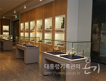 전시관 3층 내부 – 선물 전시실