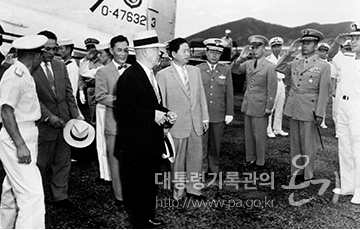<이승만 대통령 여름휴가차 부산방문(1959)>