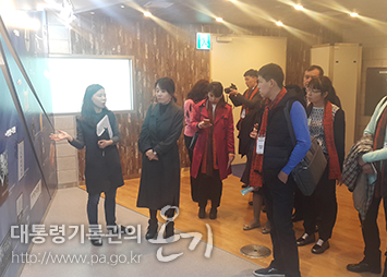 <국제기록관리 연수단(우즈벡‧카자흐) 보존시설 견학>